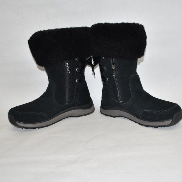 $350 UGG Ingalls Waterproof Snow suede black Boot 9.5  SE4 - Picture 5 of 9